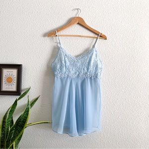 Y2k Coquette Embroidery Lace Slip Cami